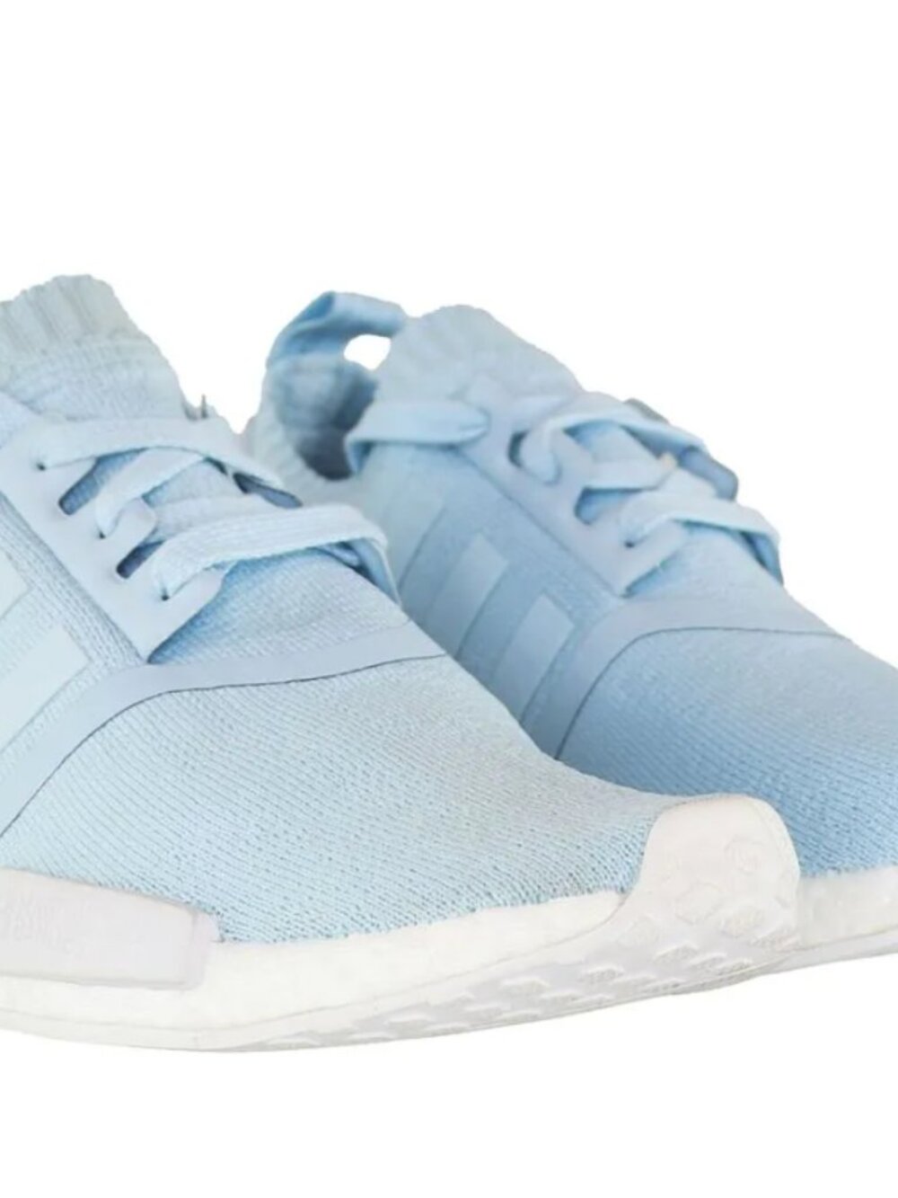 Adidas NMD_R1 Primeknit Lace-Up Blue Sneakers
